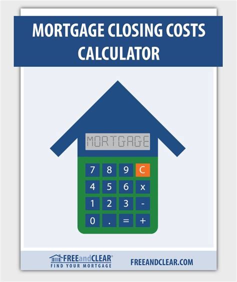 Mortgage Closing Cost Calculator Freeandclear Mortgage Amortization