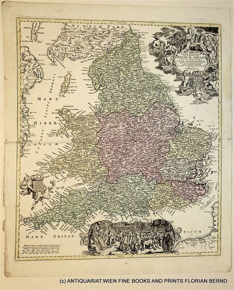 England Map C Magnae Britanniae Pars Meridionalis In Qua