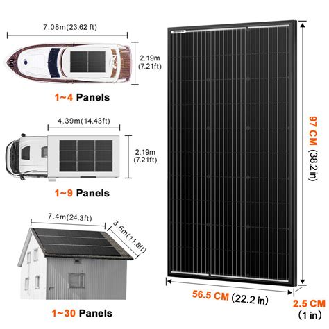 Dokio W W W Solarpanel Solarmodul F R Batterie Wohnmobil Haus