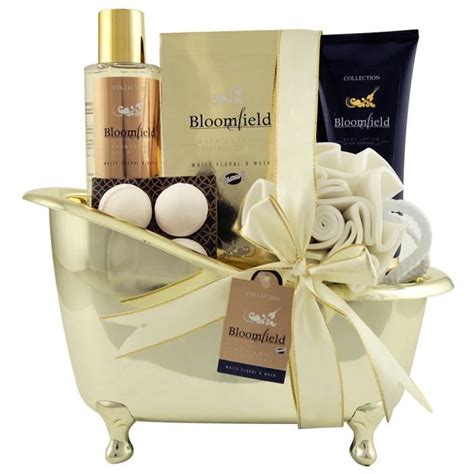 Coffret Cadeau Coffret De Bain Au D Licat Parfum Fleurs Blanches Et