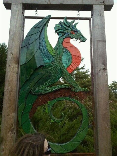 Stained Glass Dragon Stained Glass Designs Stained Glass Patterns Stained Glass Crafts