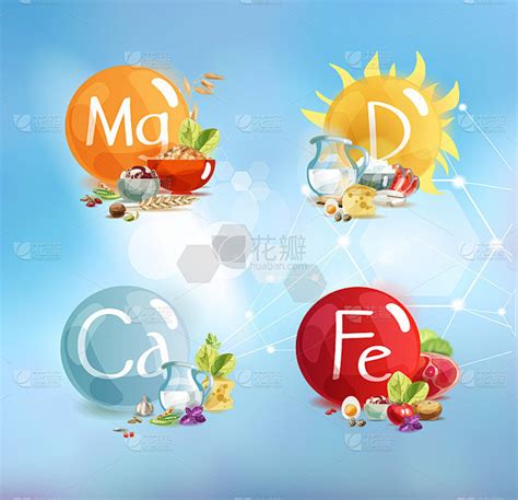 对人体健康有益的微量元素镁、钾、钙、维生素d。
