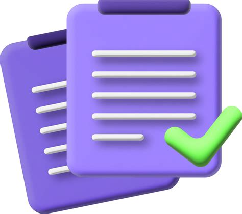 Check Mark Confirmation And Approval Icon 3d Illustration 22876371 Png