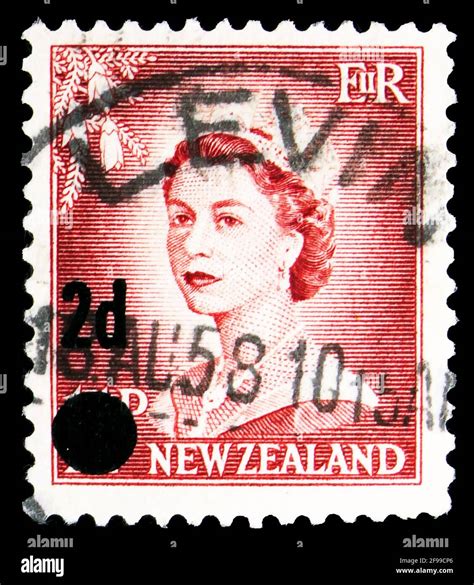 Moscow Russia November Postage Stamp Printed In New Zealand