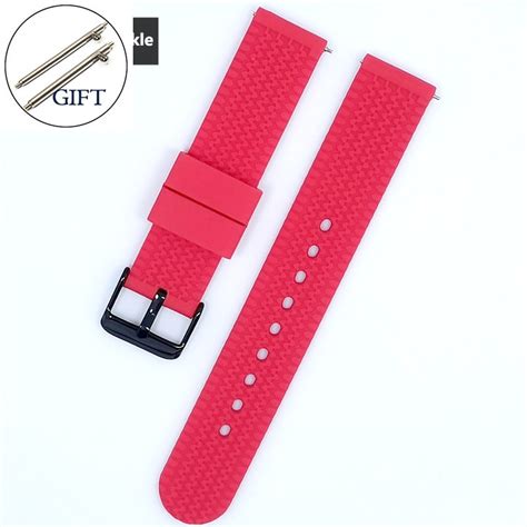 18mm 20mm 22mm 24mm Waterproof Silicone Watch Straps For SEIKO For