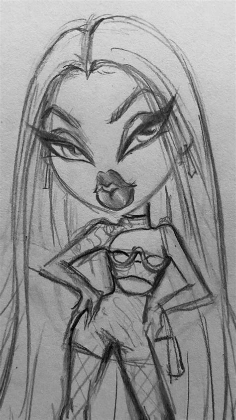 Pin On Bratz Art Drawings Sketches Simple Cartoon Art Styles Art