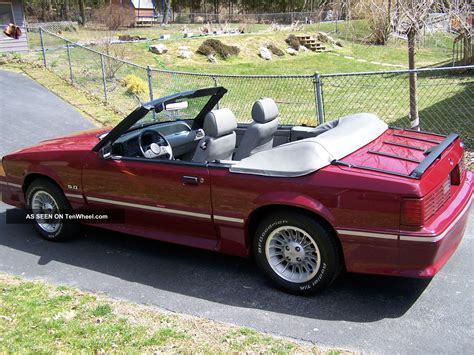 1987 Ford Mustang Gt Convertible