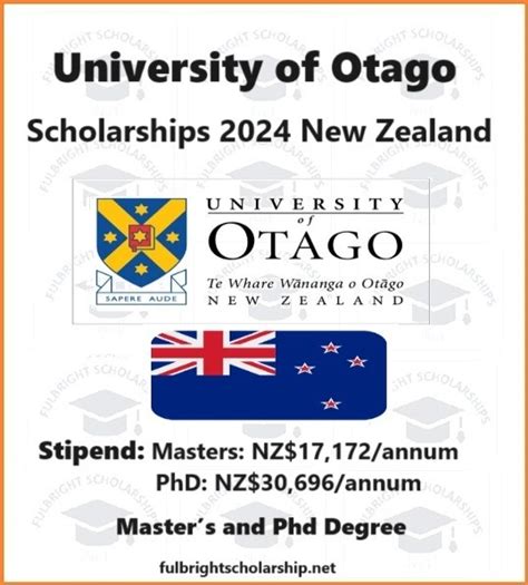 University Of Otago Scholarships In New Zealand