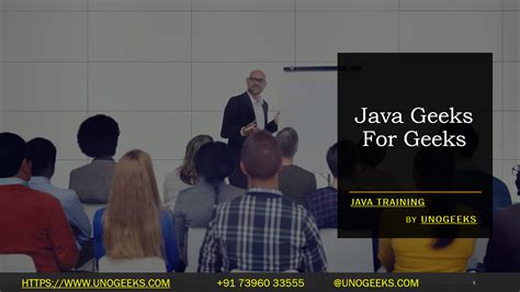 Java Geeks For Geeks