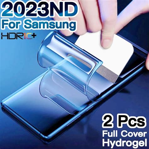 2 Stuk Hydrogel Screen Protector Voor Samsung Galaxy S22 S23 Ultra S21