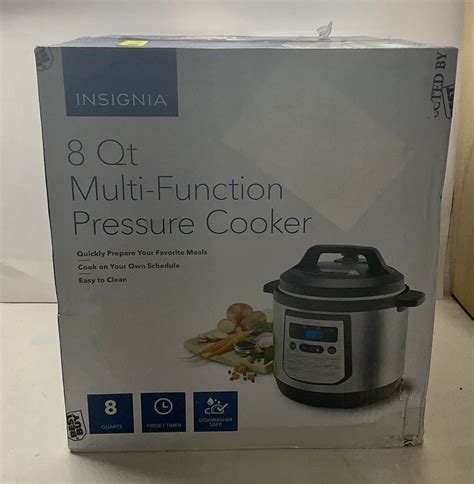 Insignia Nsmc Ss Qt Digital Multi Function Pressure Cooker Black