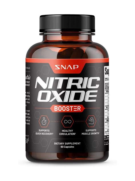 Snap Supplements Nitric Oxide Booster Supplements Pre Workout Muscle