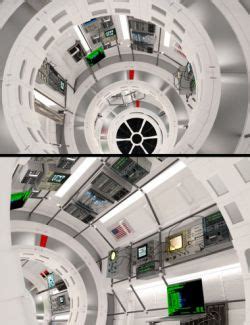 Space Station Living Quarters D Models For Poser And Daz Studio