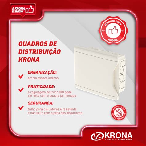 Eletrosul Materiais Elétricos Quadro de Distribuição Krona