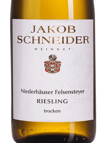 Jakob Schneider Niederh User Felsensteyer Riesling Trocken Vivino Canada