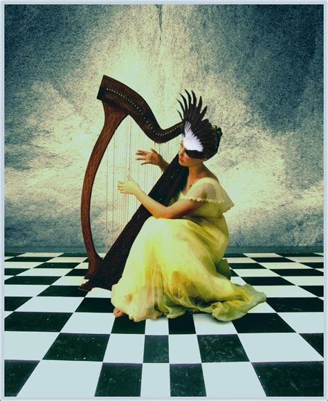 Harp By Tamaramustdie Deviantart Deviantart Music Painting Harp