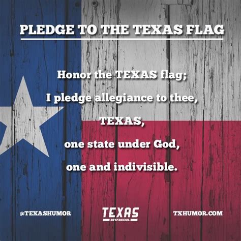 Texas Pledge Of Allegiance Words Printable