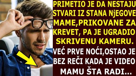 POSTAVIO KAMERU U KUĆU NEPOKRETNE MAME I ZANEMEO KAD JE SHVATIO ŠTA