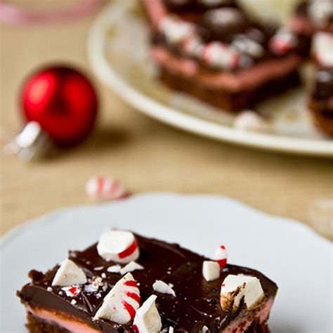 Peppermint Frosted Brownies Recipe