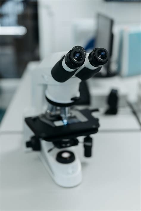 Black and White Microscope · Free Stock Photo