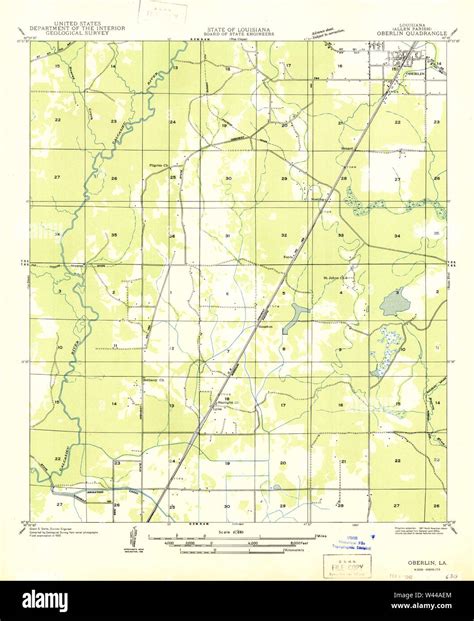 Map Of Oberlin Hi Res Stock Photography And Images Alamy