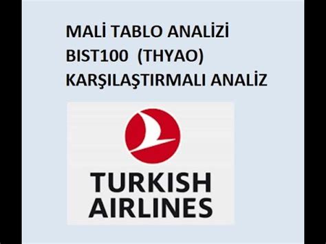 Mali Tablo Analizi Karşılaştırmalı Dikey ve Yatay Analiz BIST100