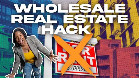 Wholesale Real Estate Virtually With No Money Hack Youtube