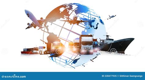 The World Logistics Background Or Transportation Stock Image Image Of