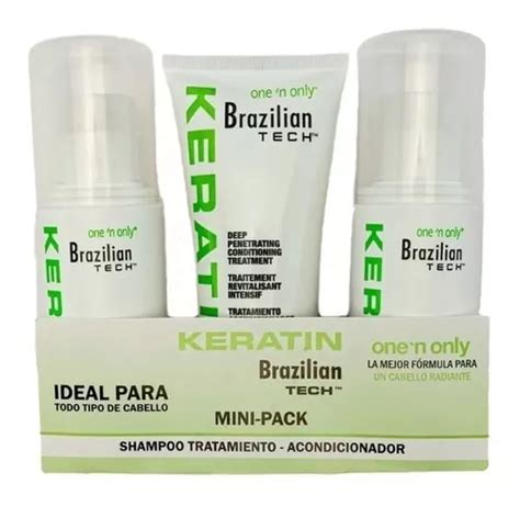 Kit Onenonly Keratin Brazilian Tech Tratamiento Capilar 3pza