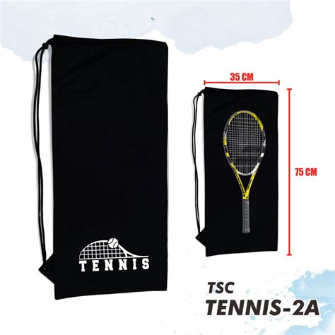 Jual Tas Serut Raket Tennis Tas Kain Raket Tenis Lapangan Bagpack Sport