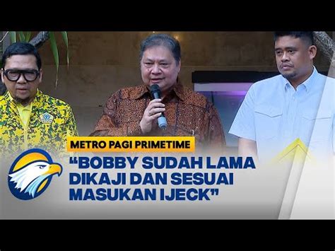 Golkar Resmi Dukung Bobby Nasution Maju Pilgub Sumut Youtube