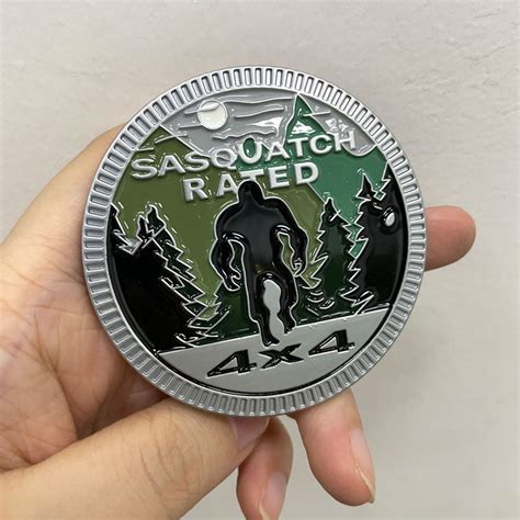 SASQUATCH Rated 4x4 Car Badge – Badgeslide