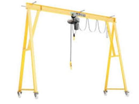 Staartechno Single Girder Portable Gantry Cranes Maximum Lifting