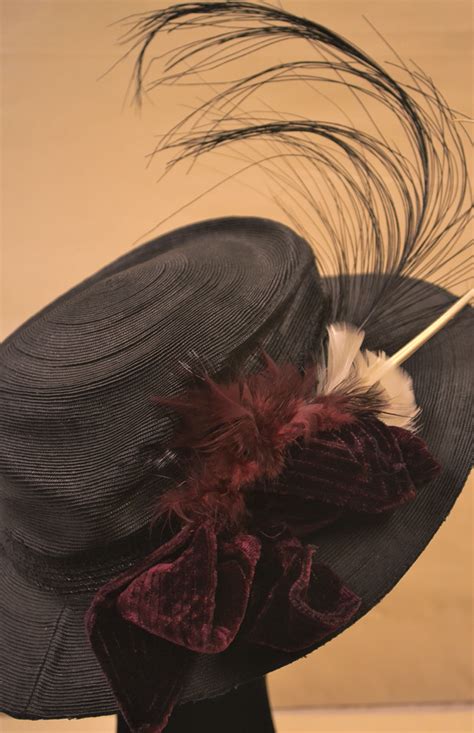 Gawthorpe Textiles Collection Online Gallery Crin Hat Trimmed With