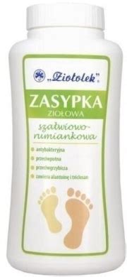 Zasypka ziołowa szałwiowo rumiankowa Ziołolek 100 g cena opinie