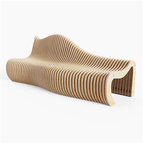 Параметрическая скамья Wavy | Parametric Bench