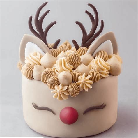 Reindeer Cake Design Images (Reindeer Birthday Cake Ideas)