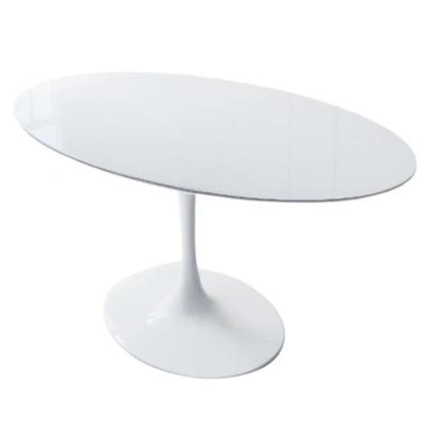 Mesa De Jantar Tulipa Saarinen Redonda 60 Cm Vidro Temperado