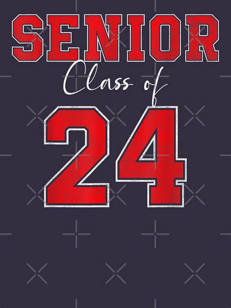 Senior 2024 Class Of 2024 Seniors Graduation 2024 Senior 24 Tshirt Sold By Evandro Lopes Sku