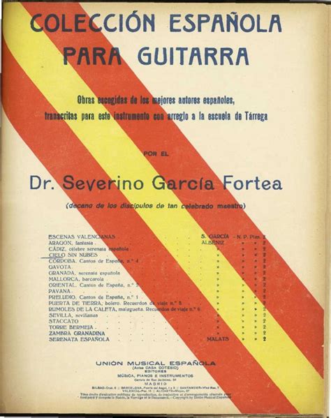 Albeniz Isaac Cielo sin nubes barcarola no 3 I Albéniz