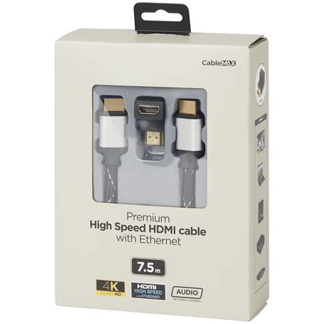 Cablemax Hdmi Kabel Met Adapter