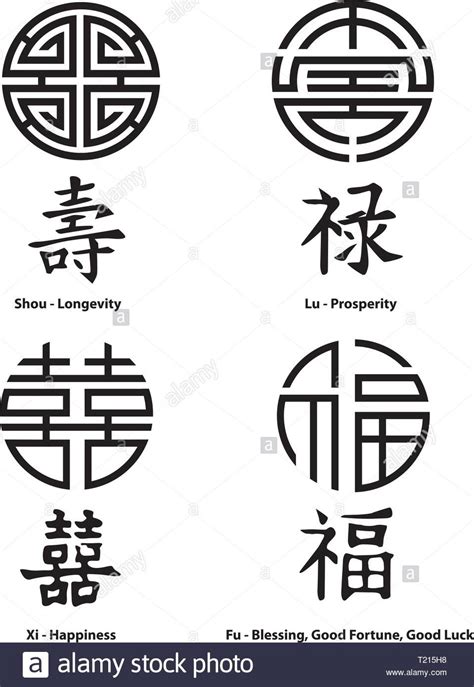 Feng Shui Signs China Signs Longevity Prosperity Happiness