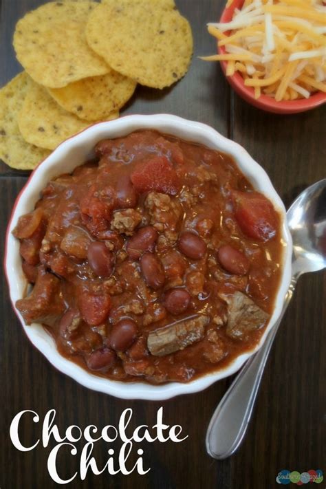 Chocolate Chili Recipe Southern Krazed Recipe Chocolate Chili