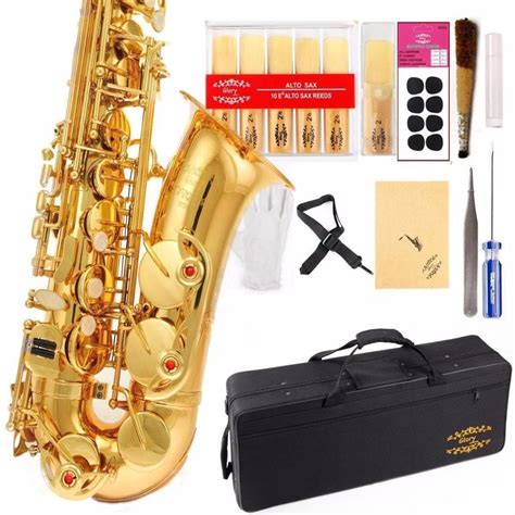 Saxof N Glory Professional Alto Eb Sax Saxophone Gold Mercado Libre