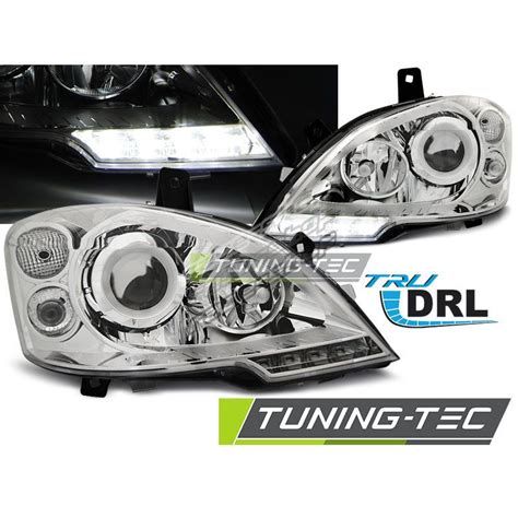 HEADLIGHTS TRUE DRL CHROME For MERCEDES VITO W639 10 10 5 14 Races