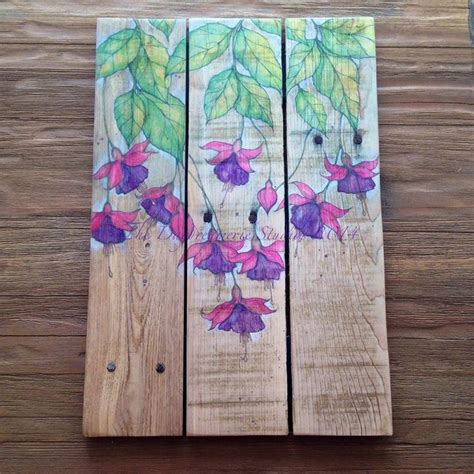 RedeemWood recycled wood art canvas painting by https://www.facebook ...