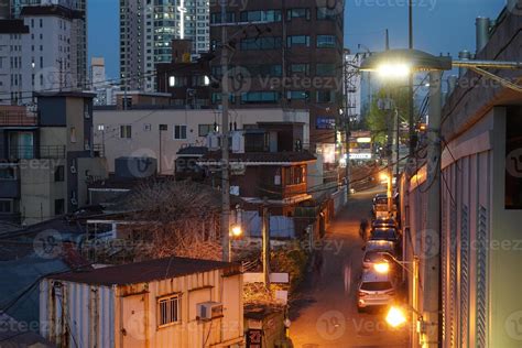 The Night View Of Yongsan Gu Seoul Korea 9667046 Stock Photo At Vecteezy