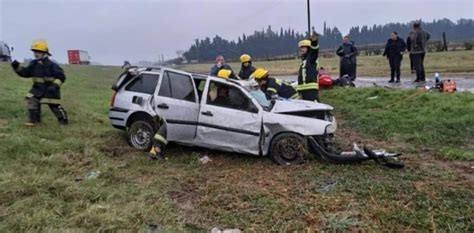 Trágico choque en la ruta 9 un muerto y cuatro heridos tras un