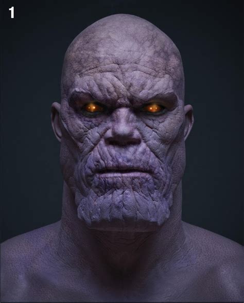 Image Avengers Behind The Scenes Photo Thanos Prostheticjpeg