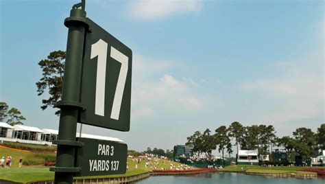 The 17th hole at the TPC Sawgrass